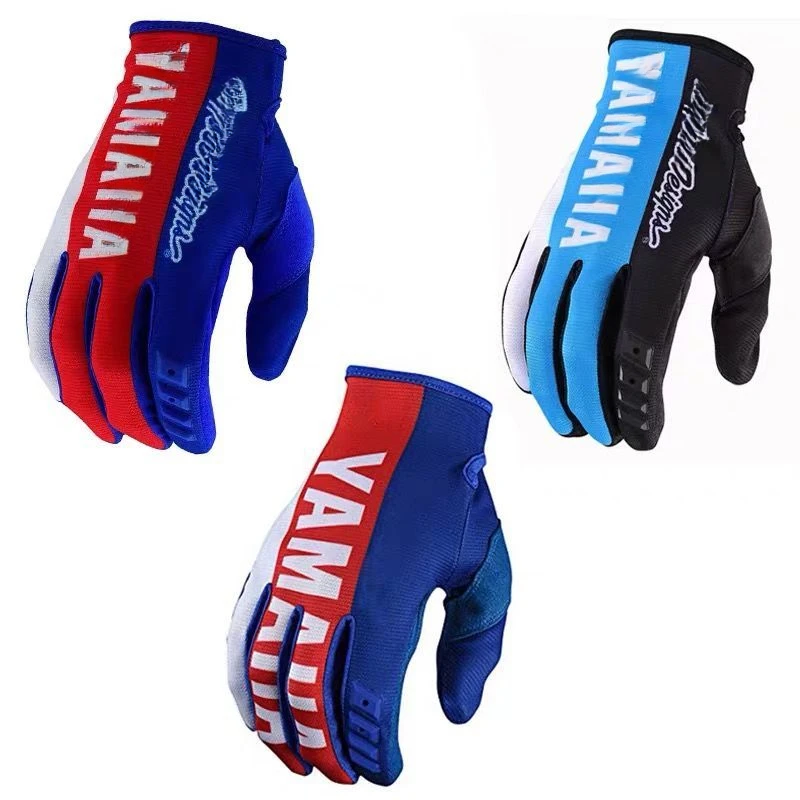 Original for YAMAHA Motorcycle Gloves RACING Moto Gloves Top Mountain Bike Mx Glove Blue Top Motocross Glove Men Bmx Glove