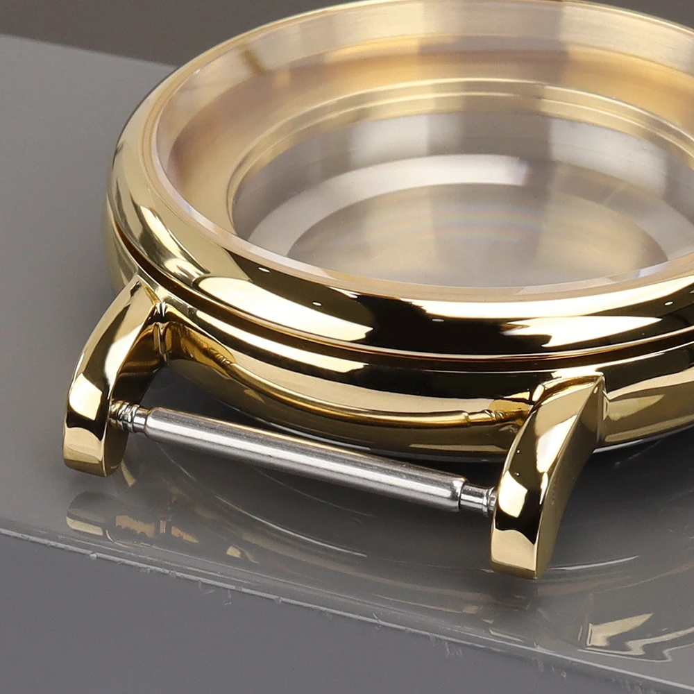 40mm 2824 Gehäuse Edelstahl Uhrengehäuse Luxus-Uhren Ersatzteile für ETA 2824 PT5000 Uhrwerk Gewölbtes Saphirglas – Detail 5
