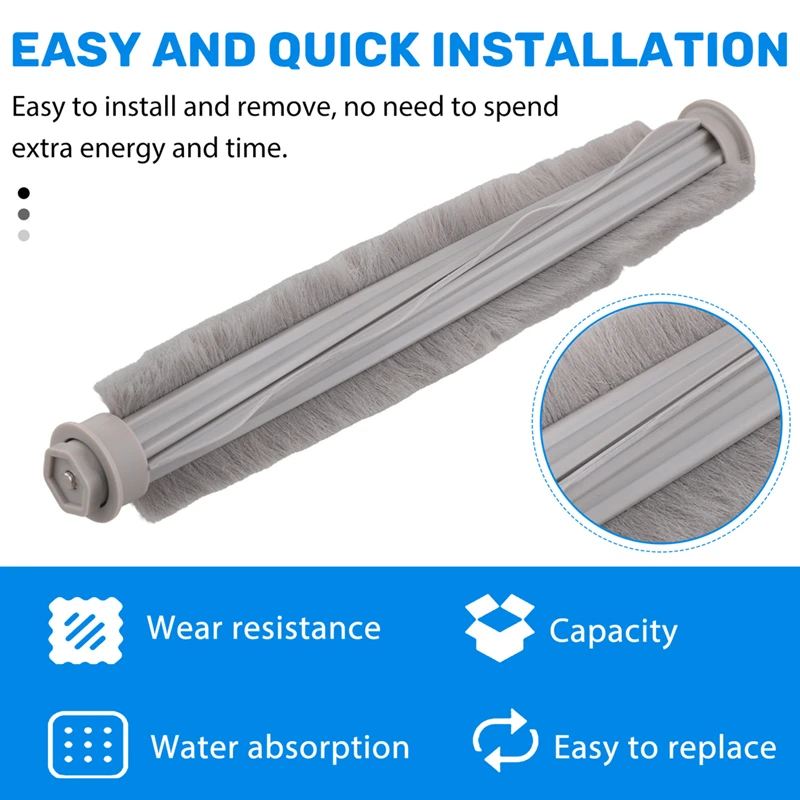 Pengganti Sikat Vakum untuk Xiaomi Mijia Pro B402HW B402CN Suku Cadang Aksesori Penyedot Debu Penghilang Tungau