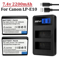 2200mah LP-E10 LPE10 LP E10 camera battery for Canon EOS 1100D 1200D 1300D 2000D 4000D Rebel T3 T5 T6 KISS X50 X70 Battery E10