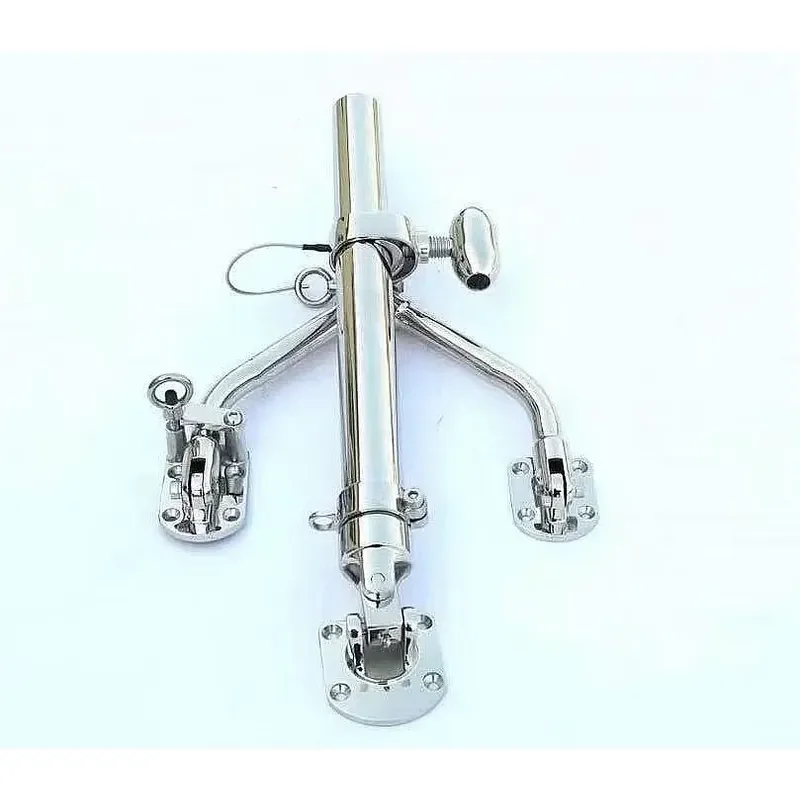 Stainless Steel Outboard Bracket Marine Adjustable Fishing Rod Holder Sea Fishing Bracket