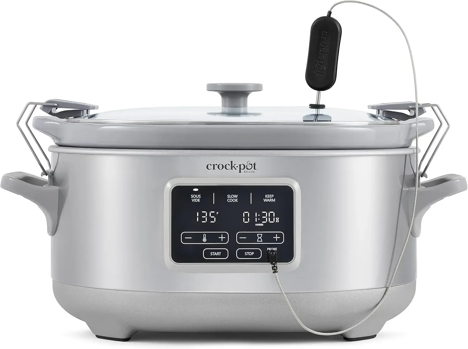7-Quart Cook & Carry™ Slow Cooker with Sous Vide,Programmable, Stainless Steel