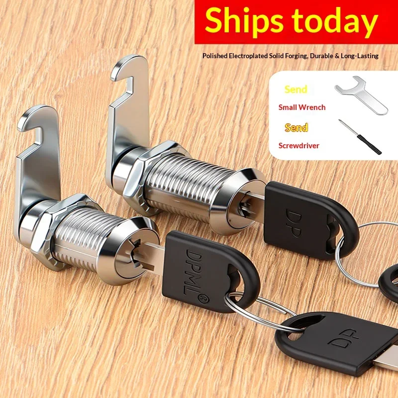 Metal File Cabinet Lock Core Employee Locker Mailbox Lock for Cabinet Storage Cabinet Door Drawer Compatible Office Furniture Se