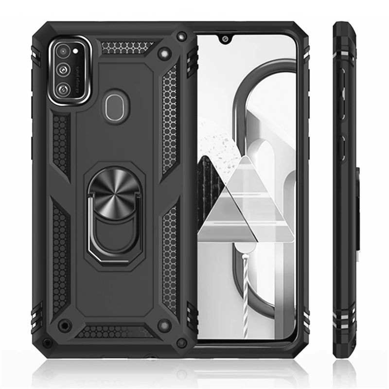 Kickstand Ring Holder Armor Cover for Samsung galaxy M30S M10 M20 M30 M40 A10 A20S A70 A90 5G A30S A40 A50 A80 A90 5G Case