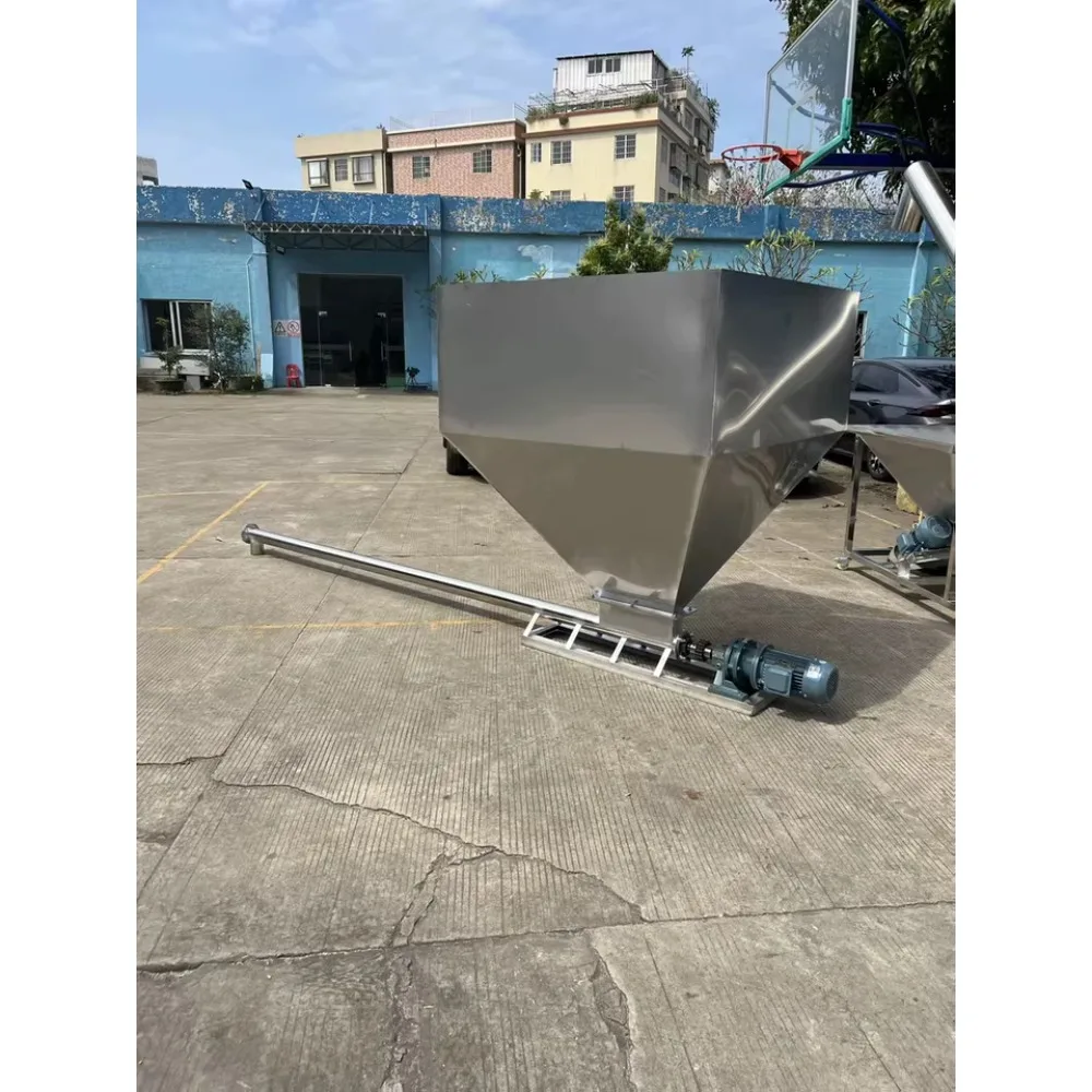 Automatic Screw Feeder  Adjustable Speed Screw Conveyor  Suitable for Feed Distribution Systems in Poultry and Livestock Farms