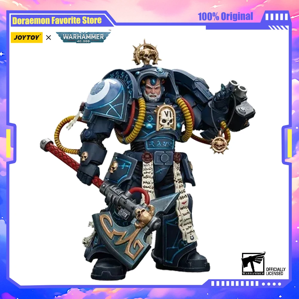 

[JOYTOY] Warhammer 40K 1/18 Action Figures Ultramarines Terminator Squad Librarian Anime Model Game Figurine Toys Gift IN STOCK