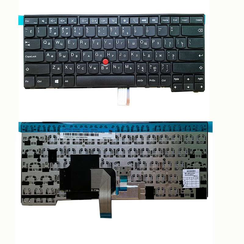 Z 04Y0885 FOR Lenovo Thinkpad L440 L450 L460 T440 T440S Russian Keyboard