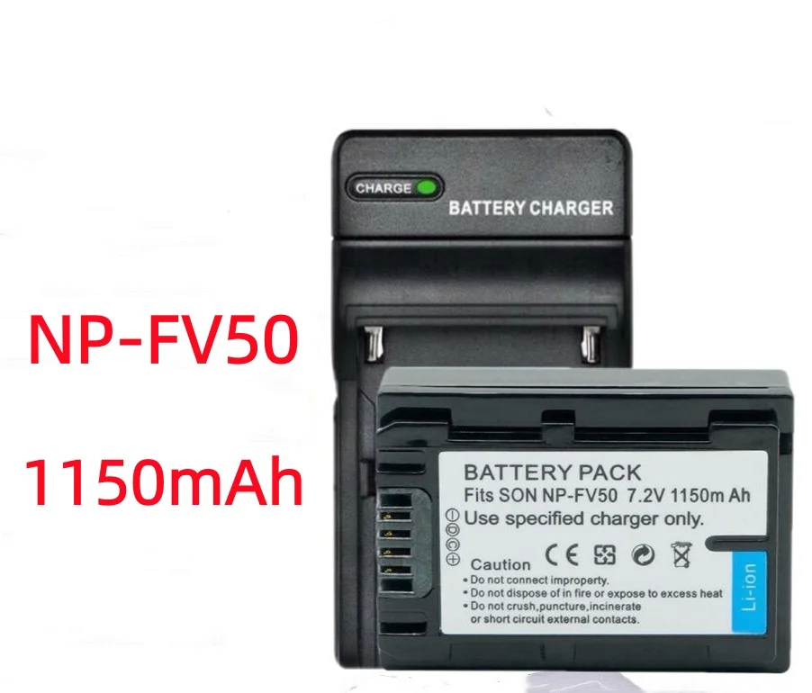 1150Mah NP-FV50 Np …