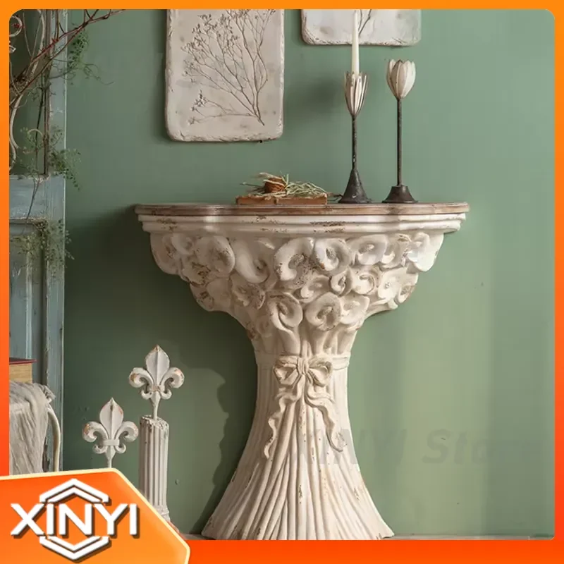 Chic Roman Console Table for Modern Nordic Living Room Furniture for French Meuble Salon Aesthetic Luxury Trendy Home Decor