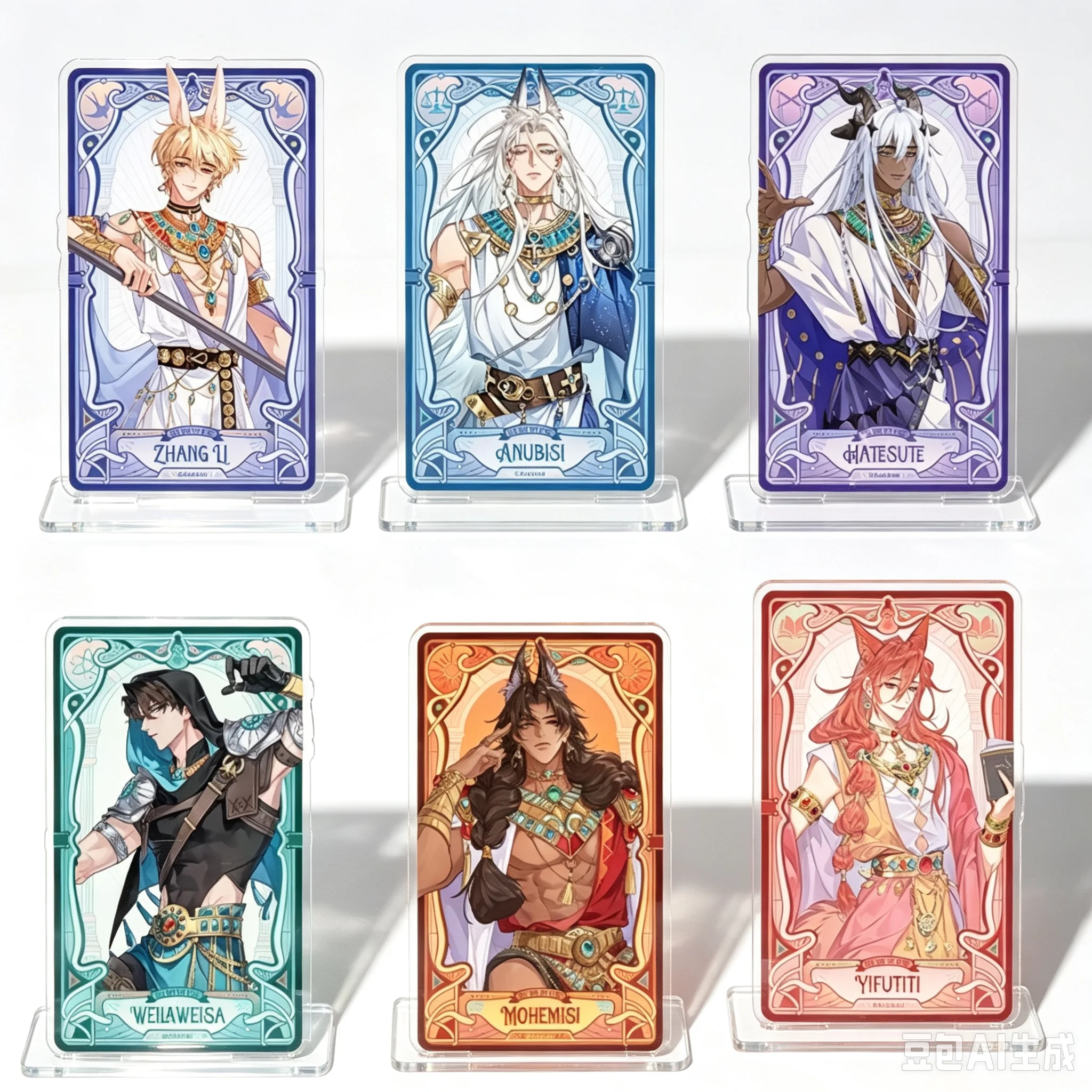 HOT SELL 15cm Anime See You, My King Acrylic Stand Modlel Desktop Decoration Game Collectible Ornament Gift For Fans Keychain