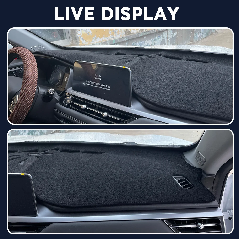 For Chery Tiggo 4 Pro 2022-2025 Car Dashboard Cover Mat Non-slip Sun Shade Cushion Protective DashMat Pad Interior Accessories