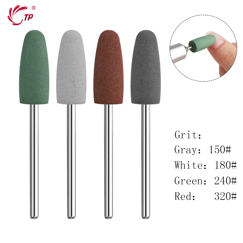 

1Pcs Rubber Silicone Nail Drill Milling Cutter Drill Bits Files Burr Buffer for Electric Machine Nail Art Grinder Cuticle Tools