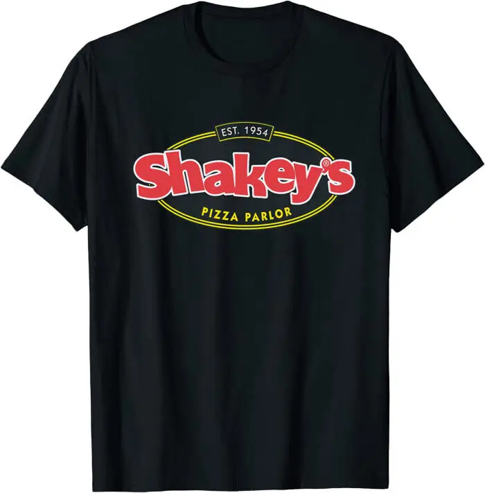 

Ретро футболка Shakeys с изображением пиццы, футболка, размер M до 3XL, Сделано в США