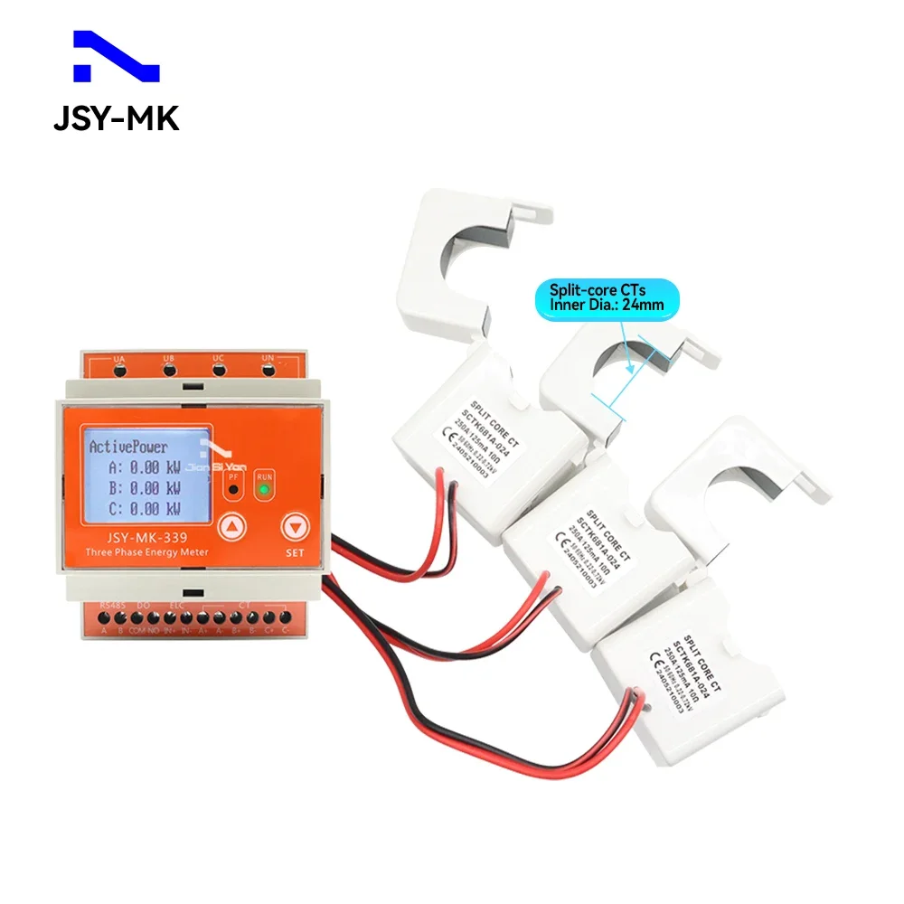 2026 Smart 250A RS485 3 Phase Energy IoT Smart Metering Electric Power Kwh Solar Smart Electricity