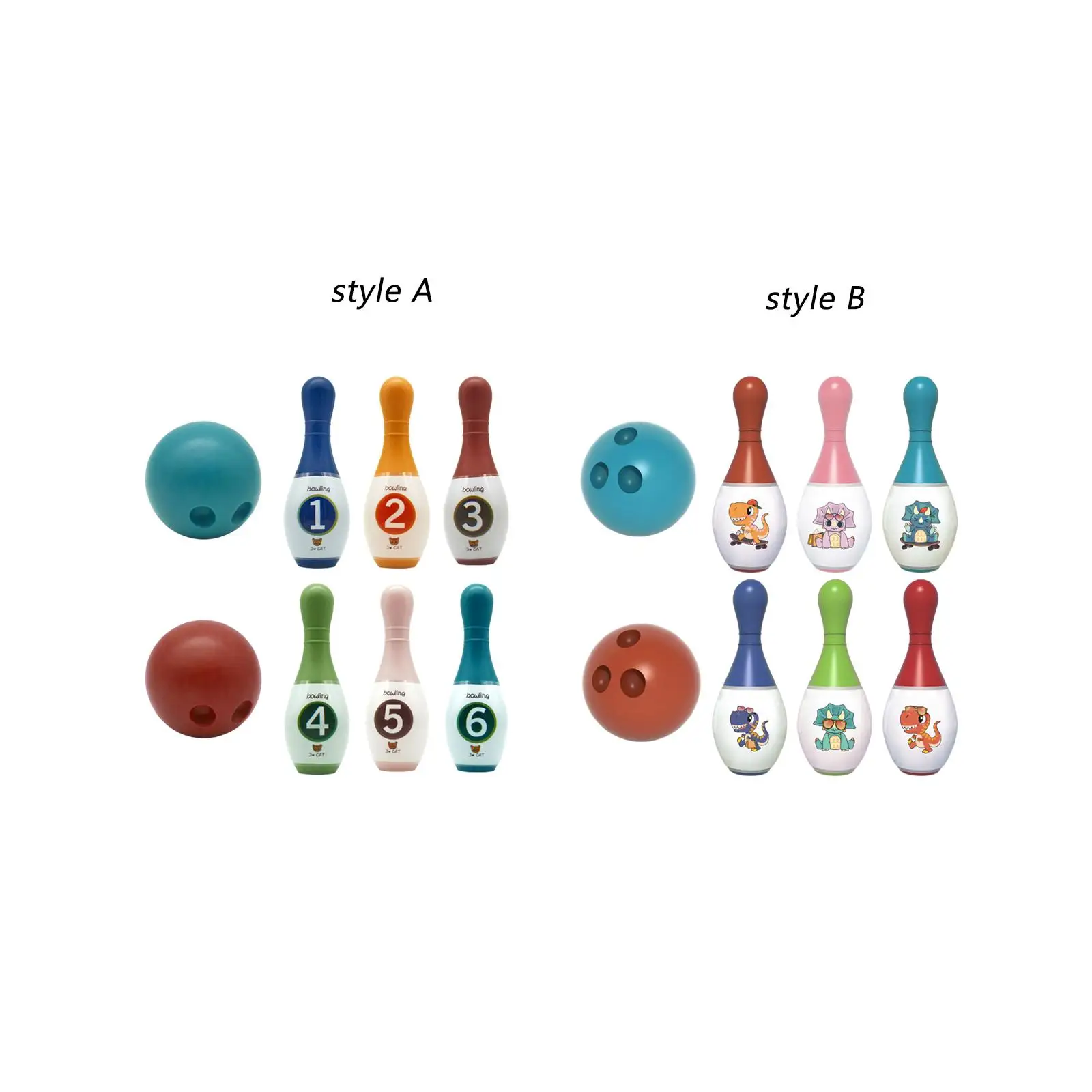 Kids Bowling Toys Set Sport Toys Outdoor Game Educational Toy Bowling Sports Toys for Valentine's Day Gift for Kids Gift