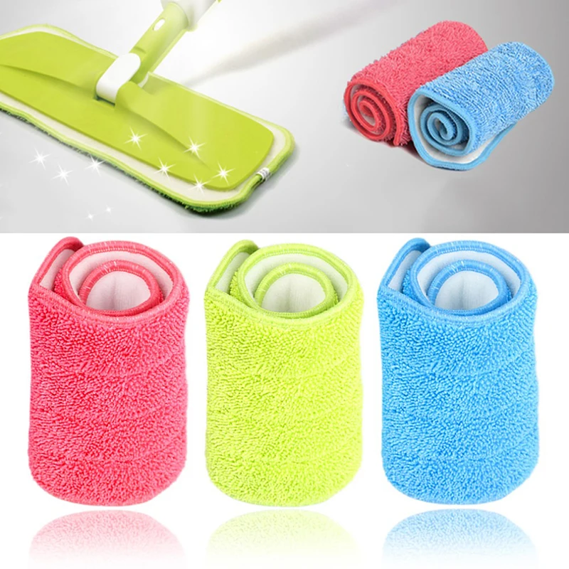 Hot Replacement Microfiber mop Washable Mop head Mop Pads Fit Flat Spray Mops Cleaning Tools