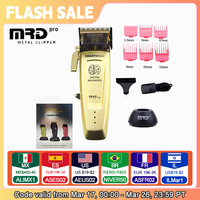 HC-90-4 MRD Smart Brain Hair Clipper Men's Professional Full Metal Lift Height Torque Digital Brushless Motor Cordless Trimmer