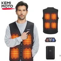 KEMIMOTO Electric Heated Vest with10000mAh Battery USB Heating Jacket Unisex Safe Winter Outdoor Sport Skiing Hiking  Washable