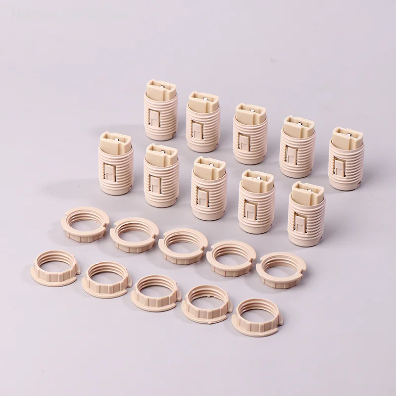 

10Pcs G9 Lamp Holder Ring Lamp Bases G9 Lamp Socket With Plastic Shell Ceramic G9 Lamp Holder With M10 Plastic Bracket Lighting