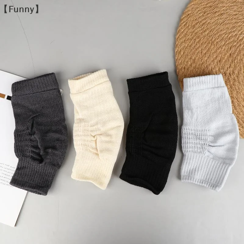 maveraFunny Ihr1 paio di ginocchiere in cotone uomo donna aria condizionata sala ginocchiere sportive ginocchiera a compressione cuscinetti di supporto elastici