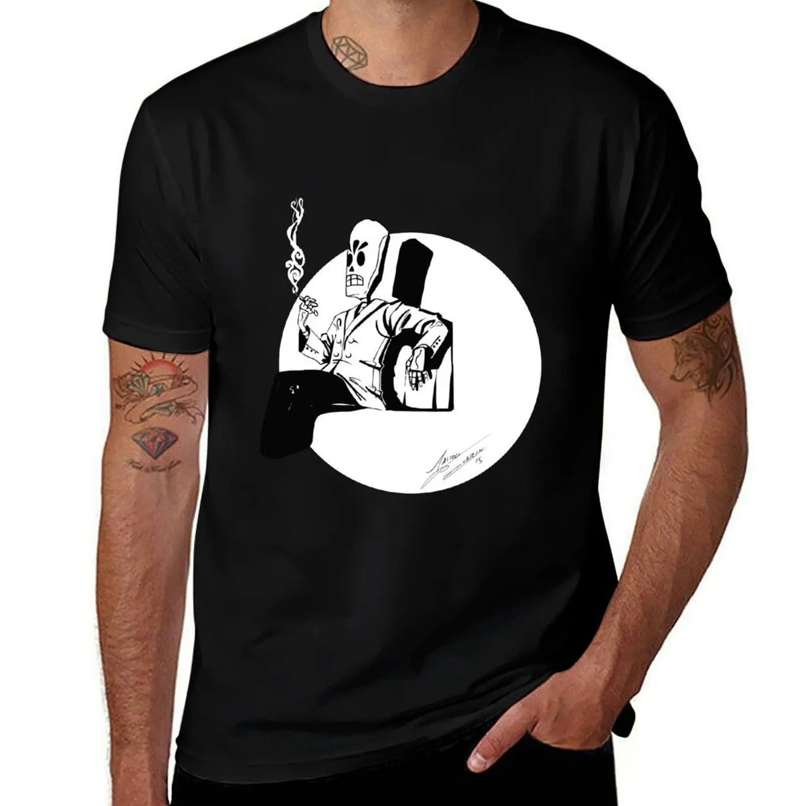 

Grim Fandango T-Shirt Plus Size Gym Sports T-Shirt