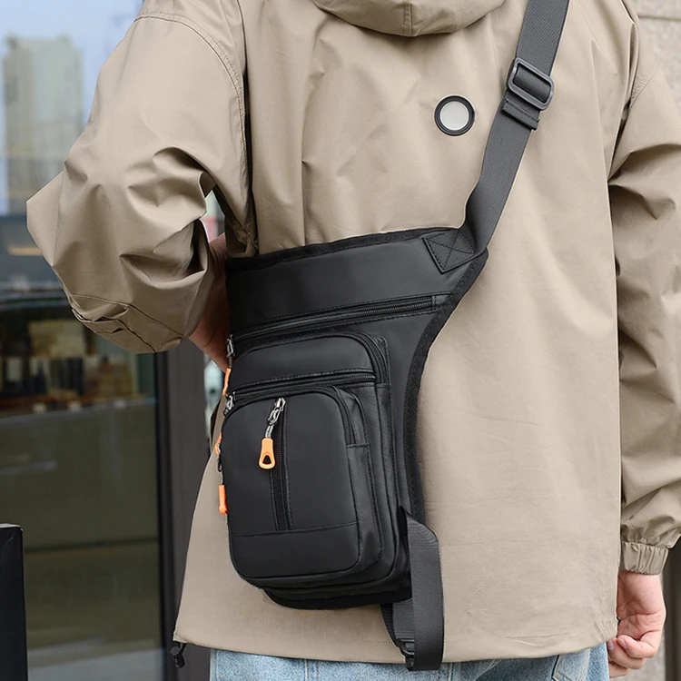 Geeignet für Männer und Frauen, Motorrad-Beintasche, taktische Reiter-Gürteltasche, Hüfttasche – Detail 4