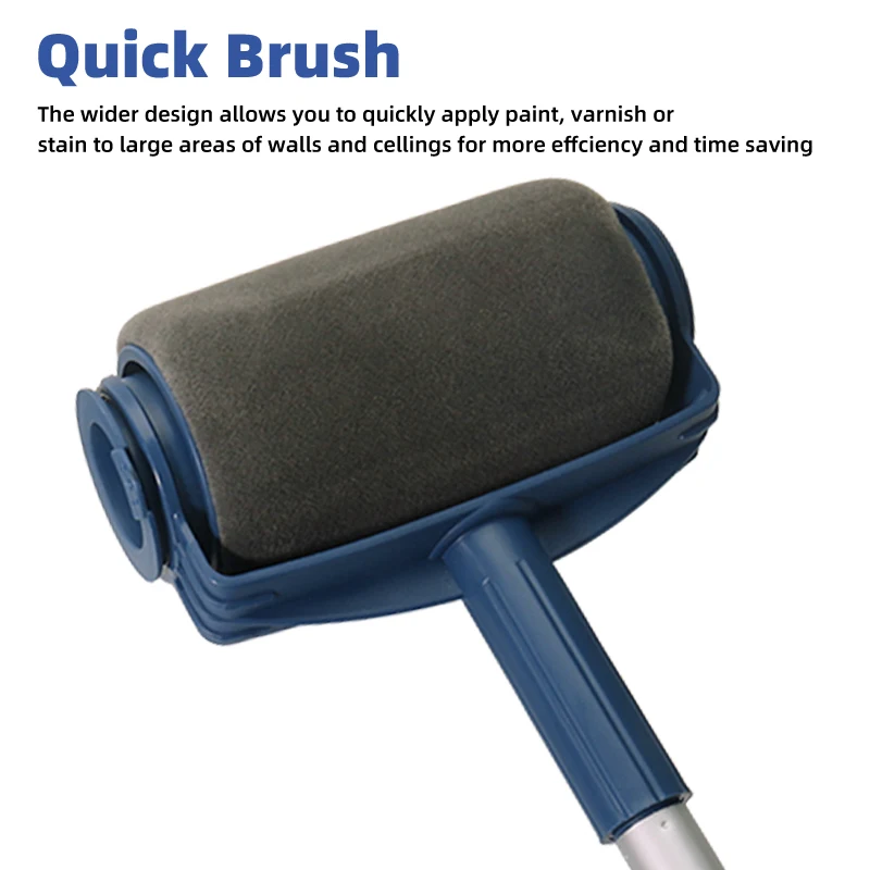 Ensemble de rouleaux de peinture pour décoration murale, Kit de pinceaux professionnels pour coureur de peinture, rouleaux de peinture multifonctionnels pour maison, ensemble d'outils professionnels