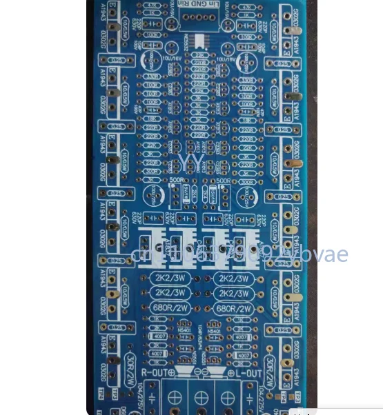 High-power stage household, two-channel 2000W empty board
