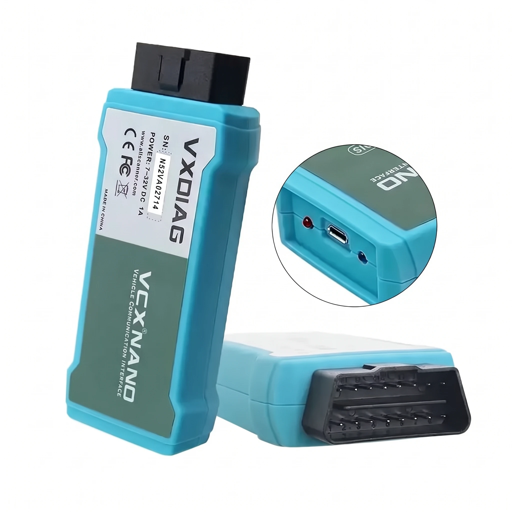 VXDIAG VCX NANO For VW Diagnostic Tool OBD2 Scanner OBD2 Car Mechanical Tools ECU Programming Auto Scanner Replace 6154 WIFI
