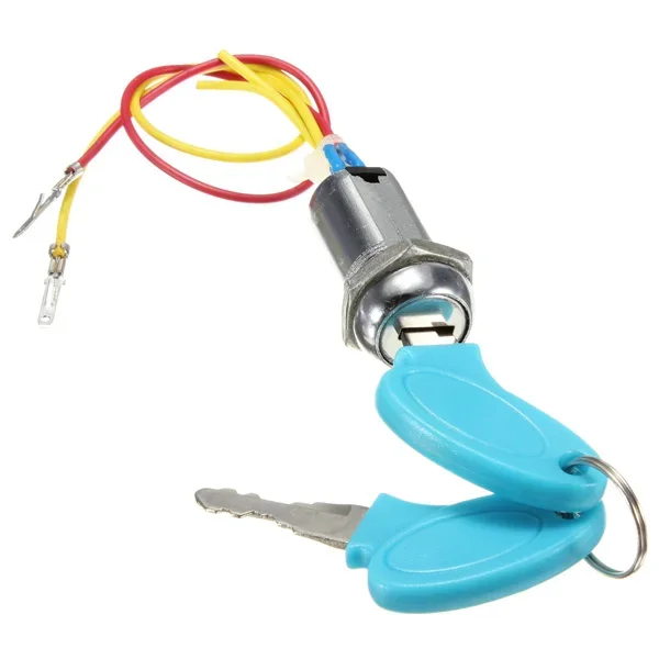 New Ignition Switch Keys Lock for Electric Scooters Bike Suitable for Electric Cars Tricycles Electric Buggies Installation