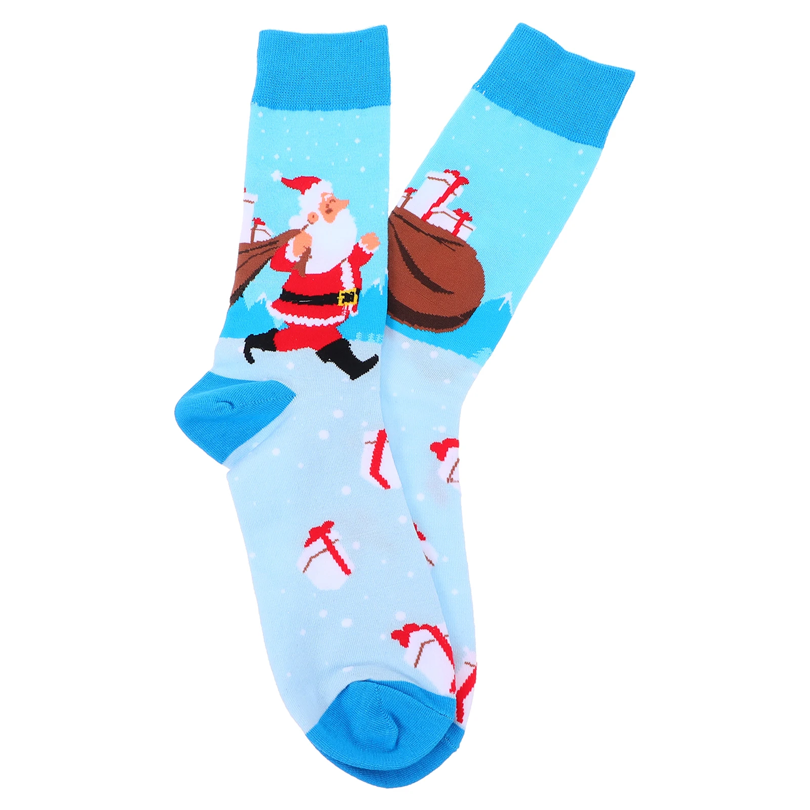 

Christmas Men Socks Xmas Male Mid calf Cotton Warm Long Lasting Thickened Comfortable Non slip Winter Gift Box