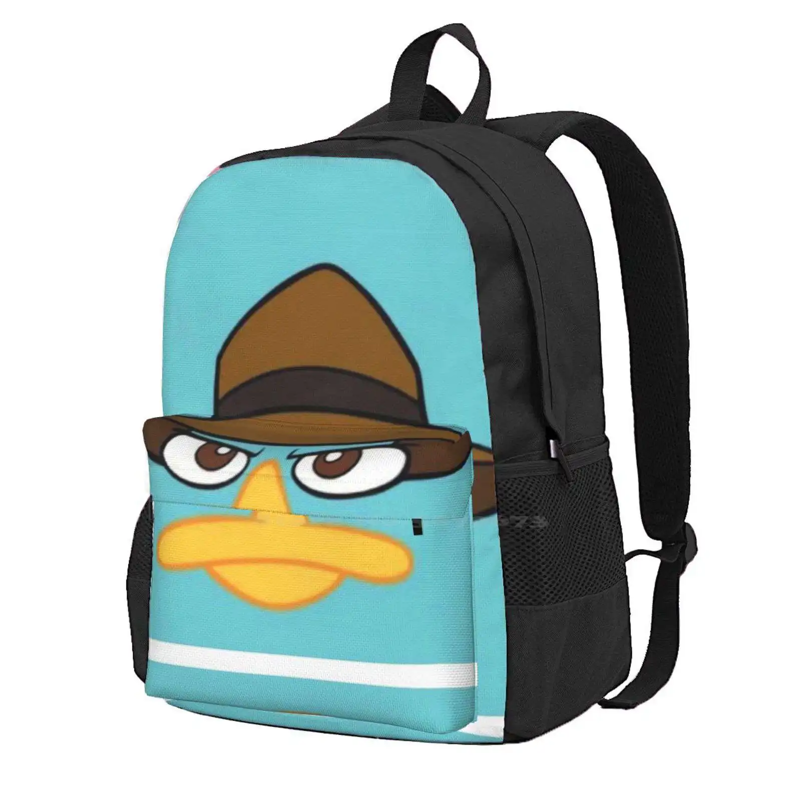 Perry The | School Storage Bag Student's Backpack Perry The Agent P Cartoon Funny Cute Doofenshmirtz Channel Pnf