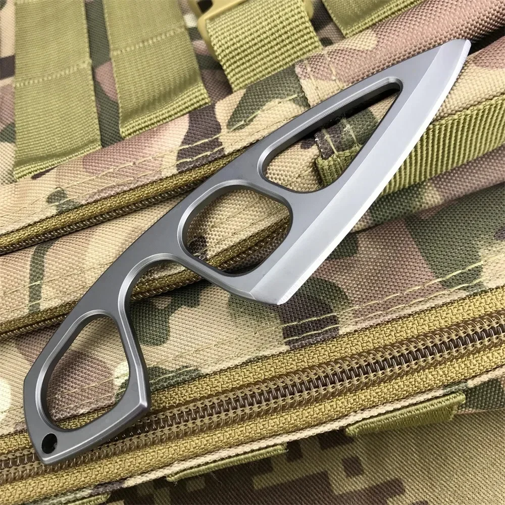 Outdoor Tactical Mini Necklace Hanging Neck Knife EDC Portable Knife Multi-functional Fixed Blade Knife Self-defense Knife