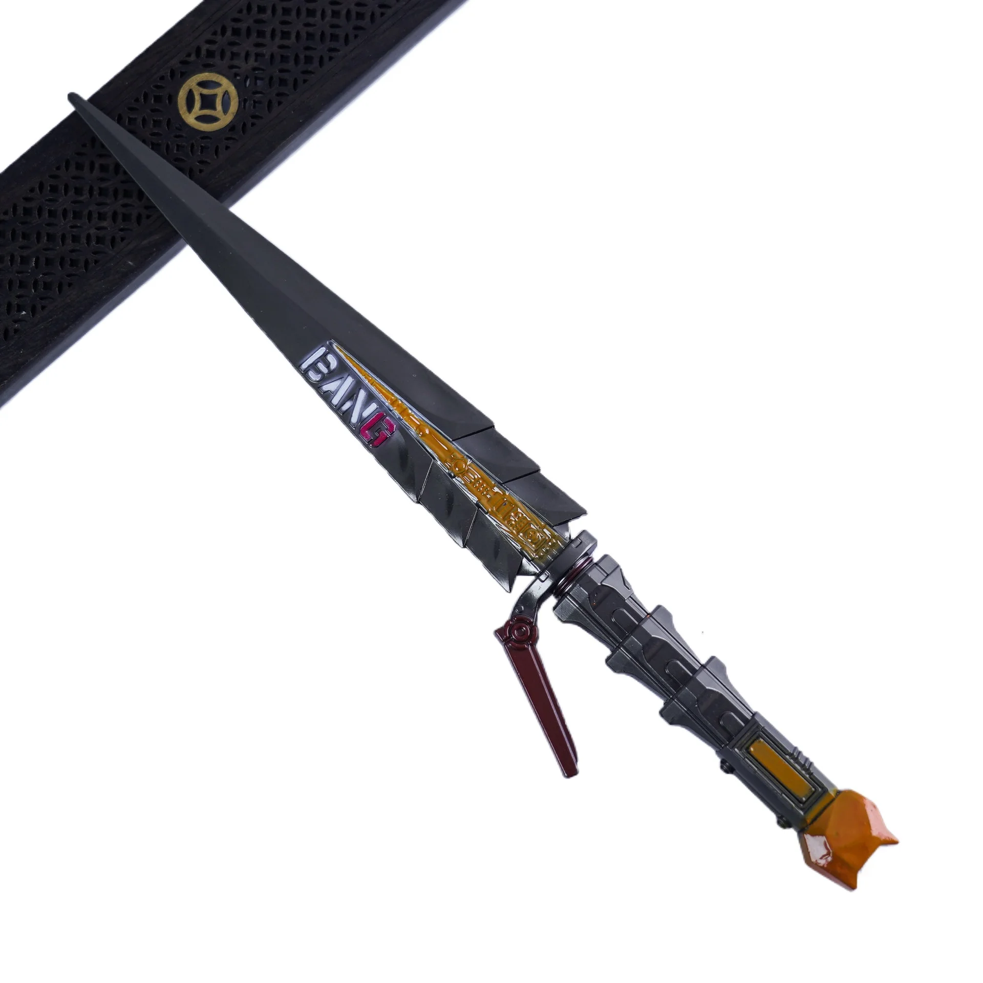 22cm/8.66in Delta Force Game Peripherals Data Flying Knife Weapons Model Desktop Display Ornaments Collection Birthday Gift Toy