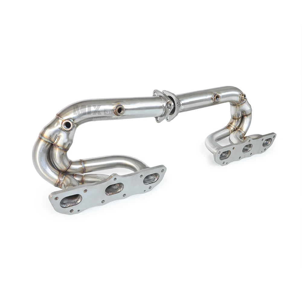 

Высокопроизводительный выпускной коллектор для Porsche 911 997.2 3.6/3.8 2009-2012, коллектор выпускного коллектора с бесплатной пропускной трубой