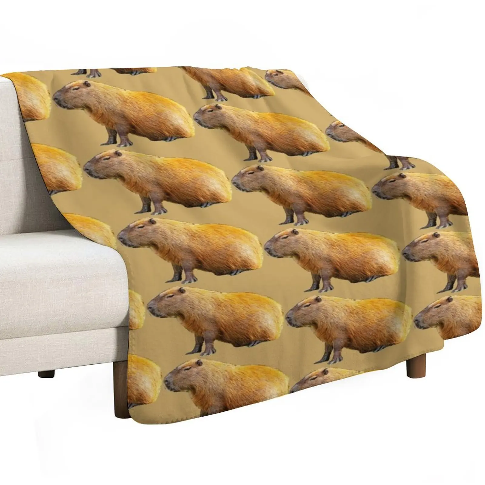 Chilled Capy Throw Blanket for winter Weighted for babies Summer For Baby sofa bed Blankets