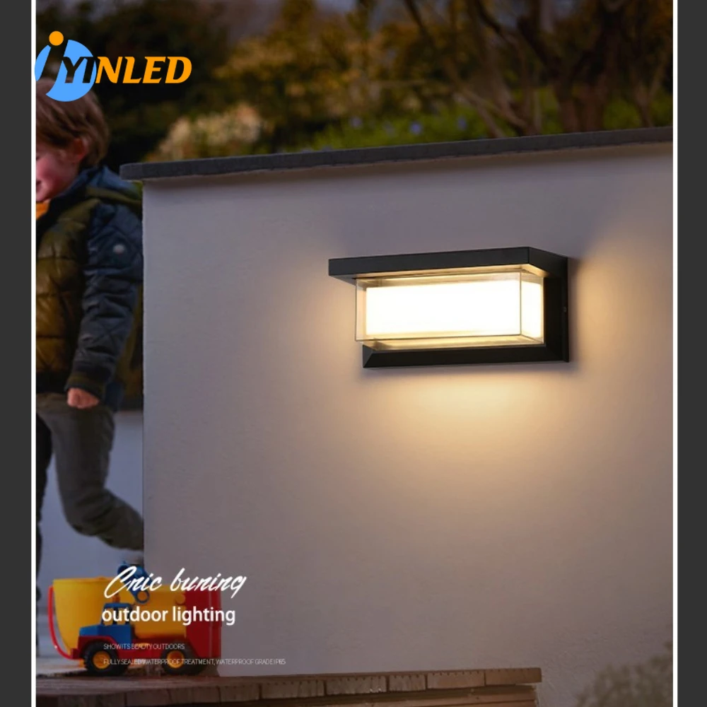 

Modern Wall Sconce Outdoor Porch Light Waterproof Patio Lamp LED Wall Light Fixture Wall Lamp for Indoor Outdoor use Garden Yard