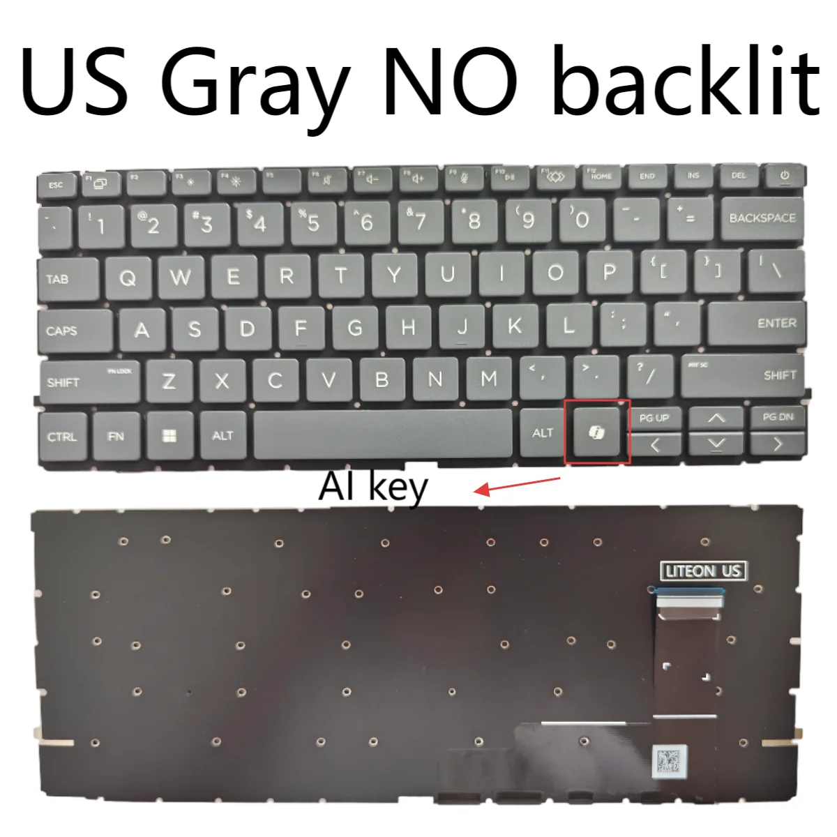 

440 G11 Russian/US Backlit Keyboard for HP ProBook 440 G11,445/445R G11,EliteBook 840 G11 845 G11 640 G11,645/645R G11 AI KEY