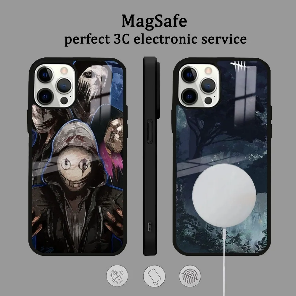 

Dead By D-Daylight Phone Case For IPhone 16 15 14 13 12 11 Pro Max Plus Mini Magsafe Mirror Wireless Magnetic Cover