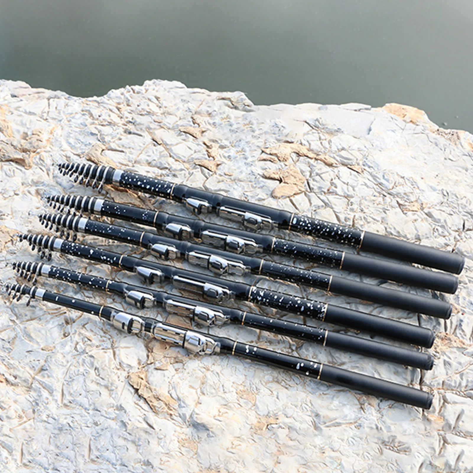 

1.8/2.1/2.7/3.6m Telescopic Fishing Rod Portable Short Section Sea Pole Portable Ultralight Carbon Fiber Fishing Rod Fish Gears