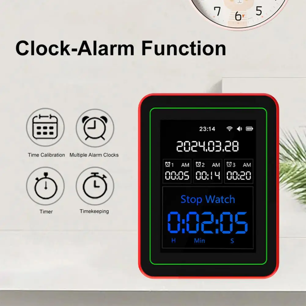 جهاز اختبار Pm2.5 جهاز مراقبة الهواء الداخلي مع شاشة عرض لـ Co Co2 Hcho Tvoc Aqi Pm0.3 Pm1.0 Pm2.5 Pm10 ميزان الحرارة للمنزل