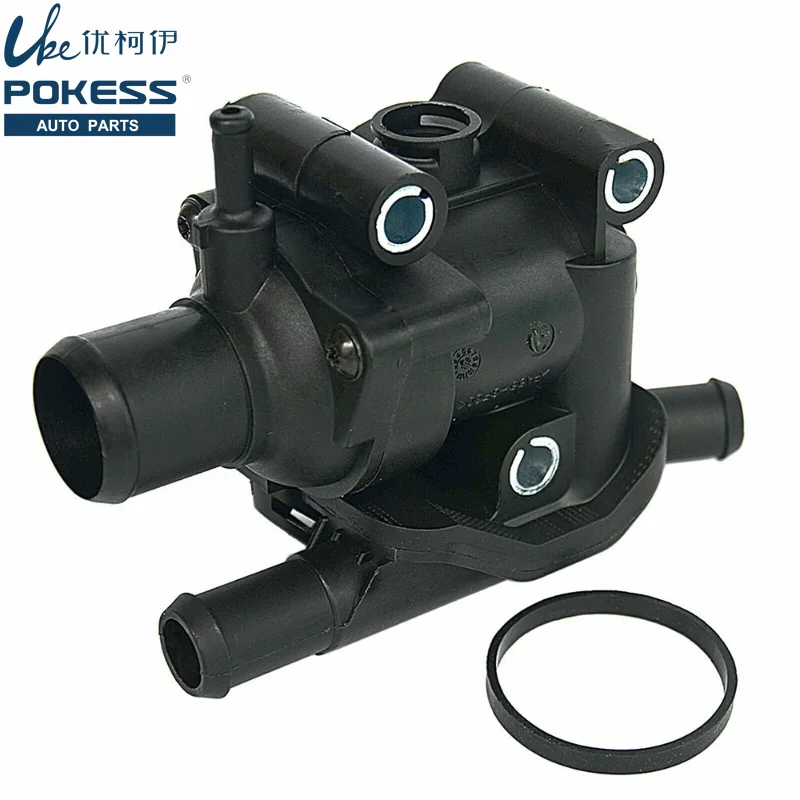 Car Engine Coolant Thermostat Assembly for Ford Focus MK1 1998-2006 Kuga 2001-2004 Transit Tourneo YS4Z8592BA XS4G9K478BD