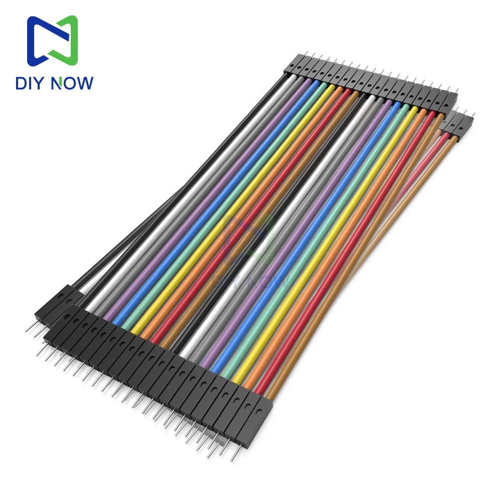 Línea Dupont de 40 pines, 10/15/20/30CM macho a macho + macho a hembra y hembra a Cable Dupont para electrónica Arduino