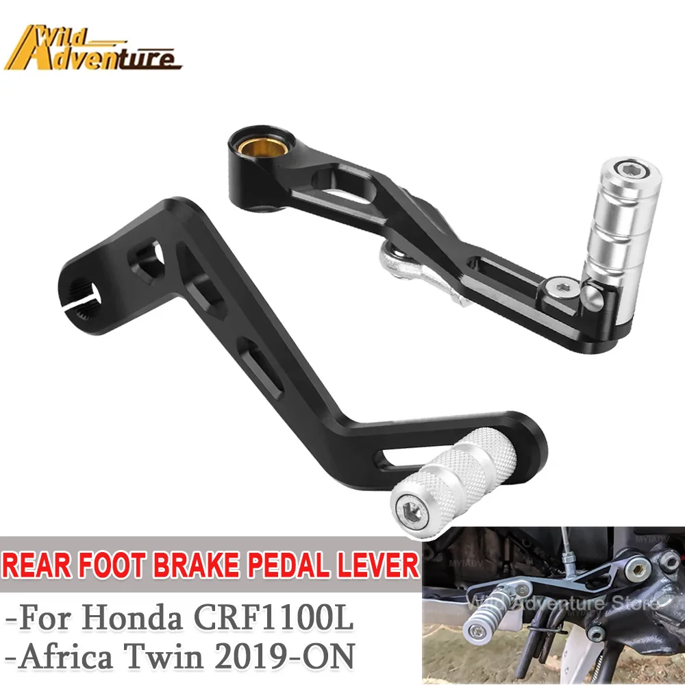 

Motorcycle Adjustable Folding Gear Shifter Shift Pedal Lever For Honda CRF1100L Africa Twin 2019-25 Rear Foot Brake Pedal Lever
