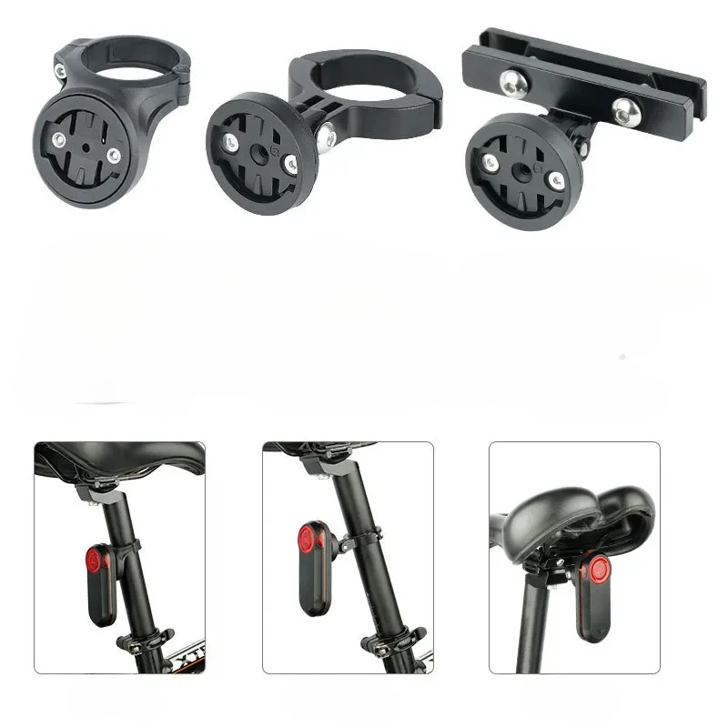 Bicycle Saddle Rail Rear Light Bracket Seatpost Mount LED Lamp Stand for Garmin Varia Radar Rearview RTL510 515 500 Magene L508