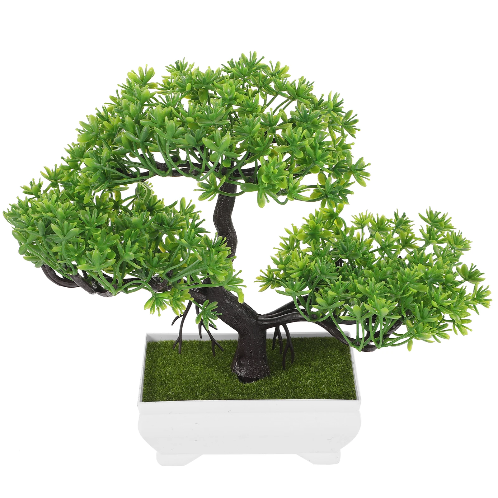 

Decorative Artificial Plants Simulated Welcoming Pine Ornaments Faux Tree Bonsai Mini Indoor