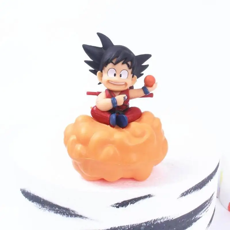 New Dragon Ball Doll Kawaii Goku Flying Nimbus Figurine Topper Ornament Home Decor Micro Landscape Anime Fans Decoration Toys