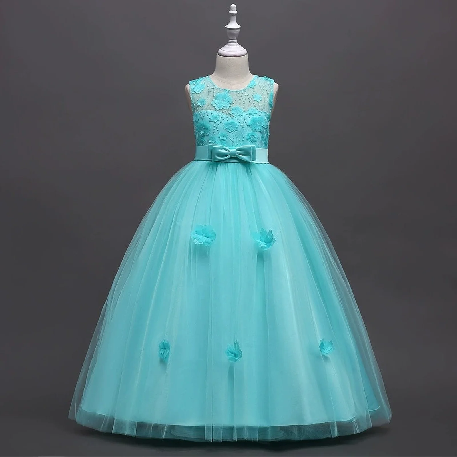 

New Style Children Princess Skirt Trendy Party Performance Clothing Dress Performance Princess Gown High-End Simple Design Dress