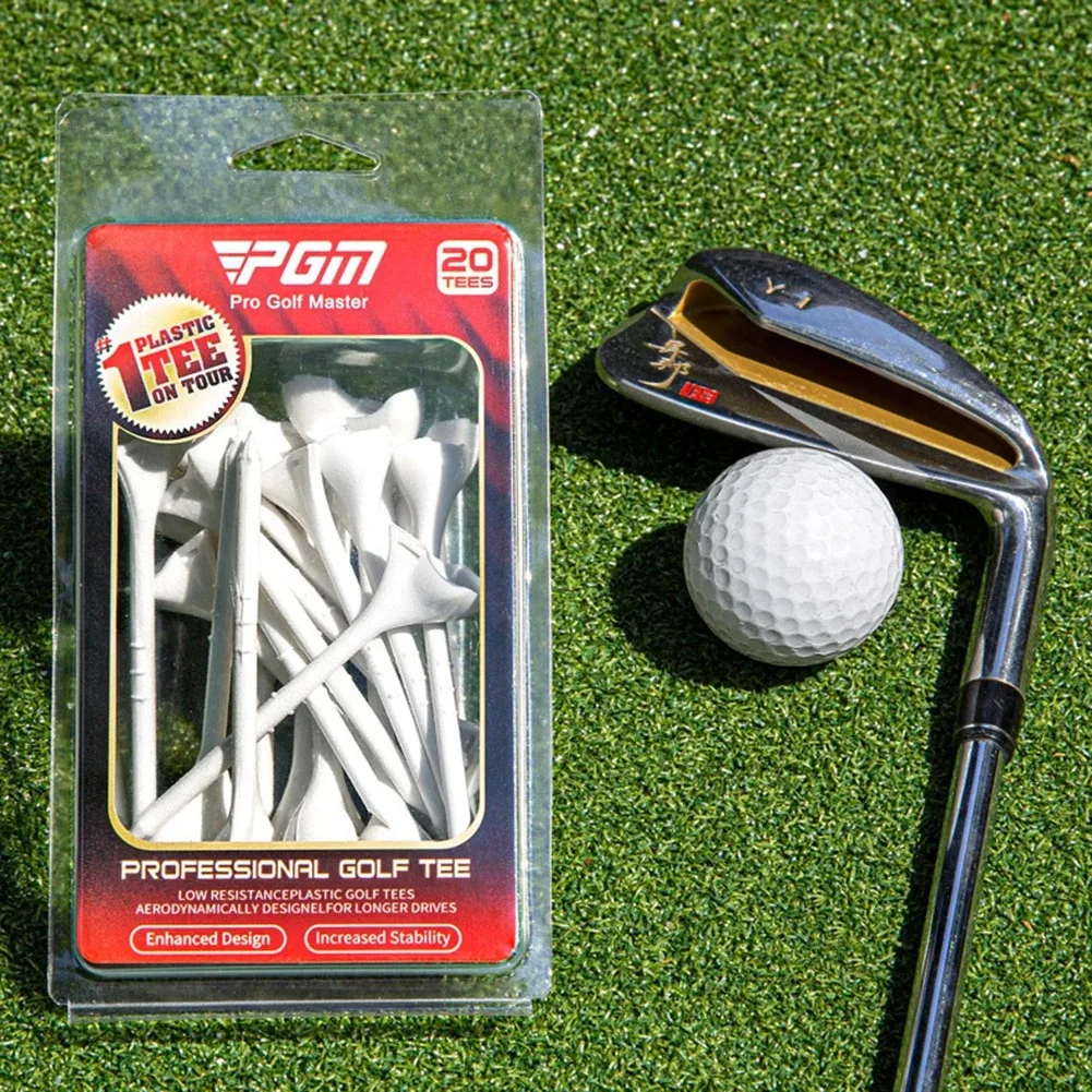 Golf Tees-20PCS Professional Plastic Golf Tees,3 1/4\