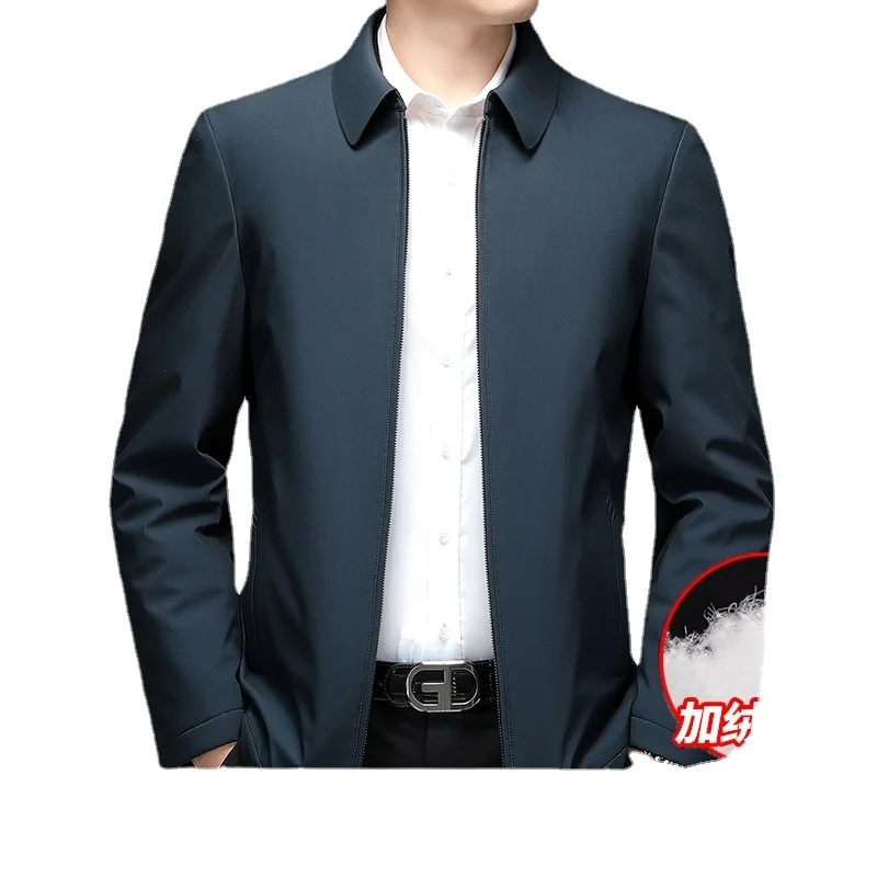 Winter Nieuwe Trend Heren Donsjack Man Revers Business Casual Pufferjas Heren Kleding Herfst Kleding Ropa Hombre Fcy4662